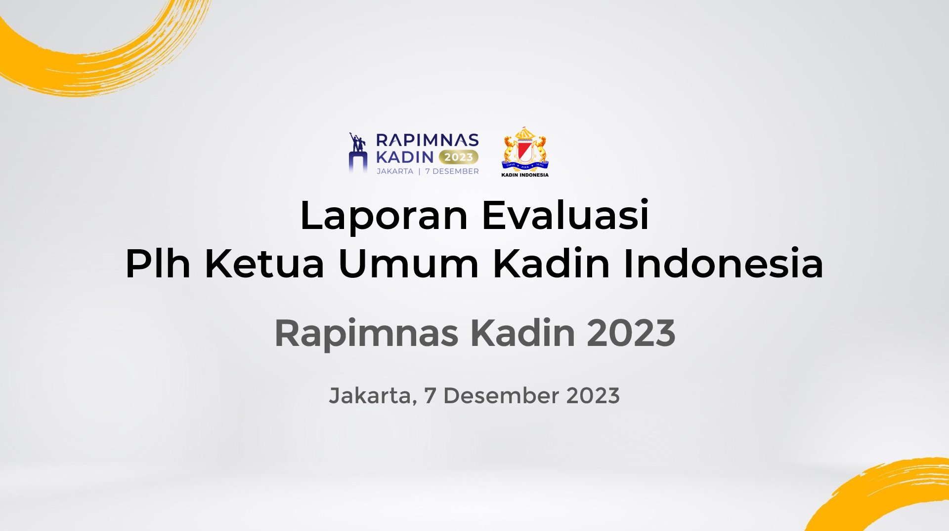 Laporan Evaluasi Program Kerja Kadin Indonesia